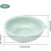 PandaHall Pottery Ink Plate Porcelain Brush Rest Dish - Light Green | Ideal for Chinese Calligraphy and Sumi-e Painting - Buy Online on SooperMarket.com
