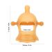 Wrist Hand Teether with 3 Realistic Pacifiers - Silicone Baby Teether for Safe Gum Relief (Brown) - Buy Online on SooperMarket.com