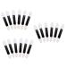 Angoily 150 Pcs Sponge Make up for Face Makeup Eyeshadow Brush Makeup Brush Disposable Women's
