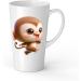 White Ceramic Baby Monkey Mug - Large 483 ml Perfect for Hot Chocolate or Milk Fun and Easy to Use - Buy Online on SooperMarket.com