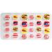 Dajidafu 1 Set Christmas Nail Wraps Press on Nails for Kids Cartoons Style Toe Decor Children Art Decals Beauty Tool Manicure PNT-16-18 - Buy Online on SooperMarket.com