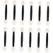 Baluue 72 Pcs Eye Shadow Applicator Eyeshadow Sponge Applicator Dual Ended Eyeshadow Brush Black - Buy Online on SooperMarket.com