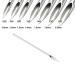 100 Pcs 13G Stainless Steel Body Piercing Needles - Sterile Disposable Piercing Needles for Ear, Nose, Navel, Nipple, Lip - Professional Grade - Buy Online on SooperMarket.com