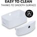 Hauck Alpha+ White Storage Box Set - Set of 2 | Practical Organising Boxes for Highchair - Buy Online on SooperMarket.com
