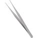 Buy (R) Stainless Steel Pointed Straight Tweezers 4.5 - Durable Silver Tweezers for Precision - International Shipping Available - Buy Online on SooperMarket.com