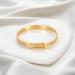 Molly Brown London 18ct Gold Plated Sterling Silver Heritage Baby Bangle - Buy Online on SooperMarket.com