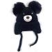 Cute Bear Kids Winter Hat with Ear Flaps | Chenille Knitted Warm Hat for Baby Girls Boys | Fleece Lined Earflap Cap | Toddler Cold Weather Beanie - Buy Online on SooperMarket.com