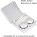 Wifehelper Square Contact Lens Container with Mirror - Stylish Marble Outer Box & Golden Glass Holder for Color Contacts - Perfect for Travel & Shower - Buy Online on SooperMarket.com