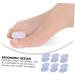 8pcs Hallux Valgus Separator Thumb Splint Nail Protector Set - Silicone Cushion for Big Toe, Hammer Toe, Bunion Relief - Foot Yoga Brace for Night Support - Buy Online on SooperMarket.com