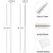 6 Straws and 1 Brush Reusable Straws Plastic Clear Reusable Straws - Buy Online on SooperMarket.com