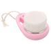 Angoily Makeup Brush Cleansing Brush face exfoliating Brush Facial wash Brush Manual face Scrubber for Women Shampoo face Silicone face Washing Brush Handle