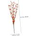 5pcs Artificial Berry Branch Christmas Ornaments Christmas Decoration Christmas Garland Berry Artificial Tree Picks Holly Berry Sprigs Plants Decor Plastic Small Fruit Halloween Orange 30x5cm - Buy Online on SooperMarket.com