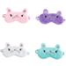 Premium White Sleeping Eye Mask - Comfortable Night Blindfold & Eye Shade for Restful Sleep | International Shipping Available - Buy Online on SooperMarket.com