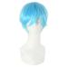 MapofBeauty 12"/30cm Express Individuality Role Playing Cosplay Short Wig (Light Blue)