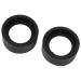 Rubber Eyepiece Guard for 32-36mm Stereo Microscope - 36mm Inner Diameter Eyeshields, Black (KP-H2 Flat Angle) - Buy Online on SooperMarket.com