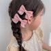 Girls Pink Bow Hair Clips - Set of 2 Cute Barrettes for Little Girls | Hair Accessories - Buy Online on SooperMarket.com