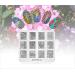 4pcs Nail Art Stamping Plates - Geometric Texture Wreath Pattern Templates for DIY Nail Design | International Shipping Available - Buy Online on SooperMarket.com