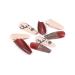 Brishow Coffin Christmas Artificial Nails - 24pcs Press On Long False Nails for Women & Girls - Buy Online on SooperMarket.com