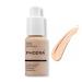 Phooera Fulll Coverage Liquid foundation Matte Finish Concealer Long wear 24hrs Oil Controlling Naturally Flawless Lightweigt Feel Buildable (102 NUDE)