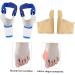 Healeved 6-Piece Toe Nail & Bunion Protector Set - Pedicure Stand, Thumb Splint, Toe Dividers - Assorted Colors - 13X6cm - Buy Online on SooperMarket.com