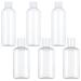 Firtink 6 PCS Plastic Travel Bottles 100 ML Clear Travel Containers Bottle Refillable Cosmetic Bottles Liquid Containers for Travel Toiletries Shampoo Lotion Makeup Shower Hand Soap