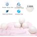 Buy 6-Pack Premium Wool Dryer Balls - Natural Fabric Softener Hypoallergenic & Baby Safe | Eco-Friendly Laundry Solution - Buy Online on SooperMarket.com
