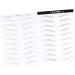 HAPINARY 6 Sheets Pairs Artificial Eyebrow Patch Eyebrow Waterproof Clear Artificial Hairs Eyebrow Gel Black - Buy Online on SooperMarket.com