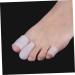 Bunion Toe Gel Protector Sleeves - 10pcs Silicone Rubber Bands for Men and Women - Hammer Toe Spacers - Toe Nail Patch - White Gel Splints - Buy Online on SooperMarket.com
