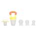 10-Piece Baby Food Feeder Pacifier Set | Soft Silicone Squeeze Spoon for Infants | Ideal for Fruits Milk & Vegetables | Safe & Gentle Feeding Solution - Buy Online on SooperMarket.com