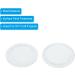 PATIKIL 1 Inch Flat Decorative Bottle Caps 50 Pack Craft Bottle Pendant Trays Double Sides Printed for DIY Pendants Craft Scrapbooks White - Buy Online on SooperMarket.com