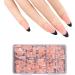 Ruarby 600x Full Cover Stick on Nail Artificial Nails French Tip False Nails Press On Nail Ballerinas False Nails for Woman MDF01 - Buy Online on SooperMarket.com