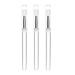 3Pcs Lip Brushes Crystal Silicone Tool Lip Silicone Brush With Cap Makeup Beauty Brushes Lipstick Applicator Brushes Crystal Makeup Brushes Set