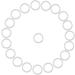 20-Pack Silicone Baby Pacifier Clips - Safe O-Ring Holders for Babies | Transparent Pacifier Chains & Adapters | Perfect Birthday Gift - Buy Online on SooperMarket.com