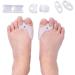 Hallux Valgus Corrector - 8 Pieces Gel Toe Separator Set for Pain Relief and Alignment - Ideal for Diabetic Feet - Men and Women - Buy Online on SooperMarket.com