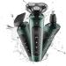 GeRRiT Mens Electric Shaver Razor Beard Trimmer Rotary Shaver Cordless Sideburn Trimmer Nose Trimmer Wet Dry Shaver Waterproof USB Rechargeable 3 in 1