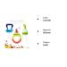 Gedebey Baby Fruit Pacifier Feeder - 3 Pack | Silicone Teethers & Feeding Spoon Set for Infants | Colorful Baby Food Forage Feeder - Buy Online on SooperMarket.com