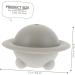 Abaodam 1pc Ice Hockey Mold Silicone Mold Silicone Tray Ice Cube Balls Ice Tray Ice Cube Mold Tool Baby Puck 8.5X5.4X5.4CM Grey - Buy Online on SooperMarket.com
