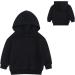 Kids Boy Girls Black Fleece Hoodie - Soft Winter Sweatshirt for 8-9 Years - Buy Online on SooperMarket.com