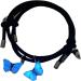 Bestvisse Set of 2 Luminous Butterfly Charm Bracelets Glow In The Dark Wristchains Magnetic Couple Jewelry for Men and Women - Buy Online on SooperMarket.com