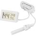ASHATA Digital Hygrometer 2-in-1 LCD Display Thermometer Hygrometer with External Probe for Reptile Mini Digital Electronic Temperature Hygrometer(White) - Buy Online on SooperMarket.com