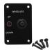 Anchor Windlass Up/Down Rocker Switch Panel Marine Windlass ON-OFF-ON Control Panel With Red LED
