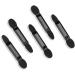FOYTOKI 100 Pcs Makeup Eyeshadow Brush Eyeshadow Double Sided Eyeshadow Brush Kit Black - Buy Online on SooperMarket.com