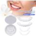 JMBK 5 Pairs Cosmetic Prosthesis Teeth - Fake Teeth Veneer for Comfort Fit & Confidence | Instant Snap-On Solution - Buy Online on SooperMarket.com