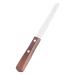 Stainless Steel Wax Spatula with Wooden Handle | Hair Removal Tool for Cartridge Hot & Cold Wax | 18.6 cm Long 2 cm Wide 0.8 mm Thick | International Shipping - Buy Online on SooperMarket.com