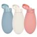 Silicone base bottle 3 pcs. Liquid travel bottles Lotion silicone-under bottle empty shampoo shower gel tube for trips and household