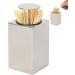 Calakono Stainless Steel Toothpick Holder - Stylish Press Dispenser for Home Bars Clubs & Caf s | International Shipping Available - Buy Online on SooperMarket.com