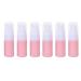 6 Pcs 10ml Empty Refillable Cream Lotion Pump Bottles Portable Travel Cosmetic Bottles with White Press Pump Head for Storing Emulsion Shampoo Etc Blue P 10ml/0.3oz