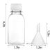 WUWEOT 40 Pack 3.4oz Clear Plastic Travel Bottles - Refillable Containers for Shampoo, Lotions, Creams - Screw Cover Cap - PET Storage Bottle Set - Buy Online on SooperMarket.com