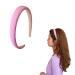 YALLNASL Chunky Padded Headbands Puffy Hairband for Women Sponge Wide Head bands Non Slip Padded Hair Bands for Womens Purple Hair Accessories Puffy Soft HeadBand for Women Girls black