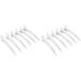 Hair Styling Clips Plastic Sturdy White Practical Duckbill Hair Clip for Hairstyling - Buy Online on SooperMarket.com